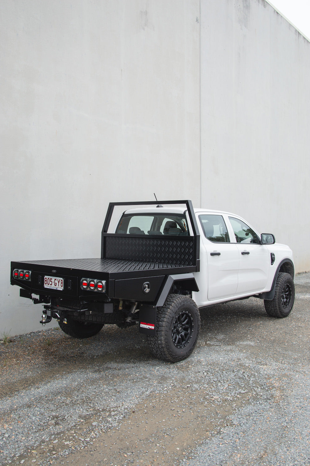 1600 Ute Tray With Trundle Black - Explorer Canopies