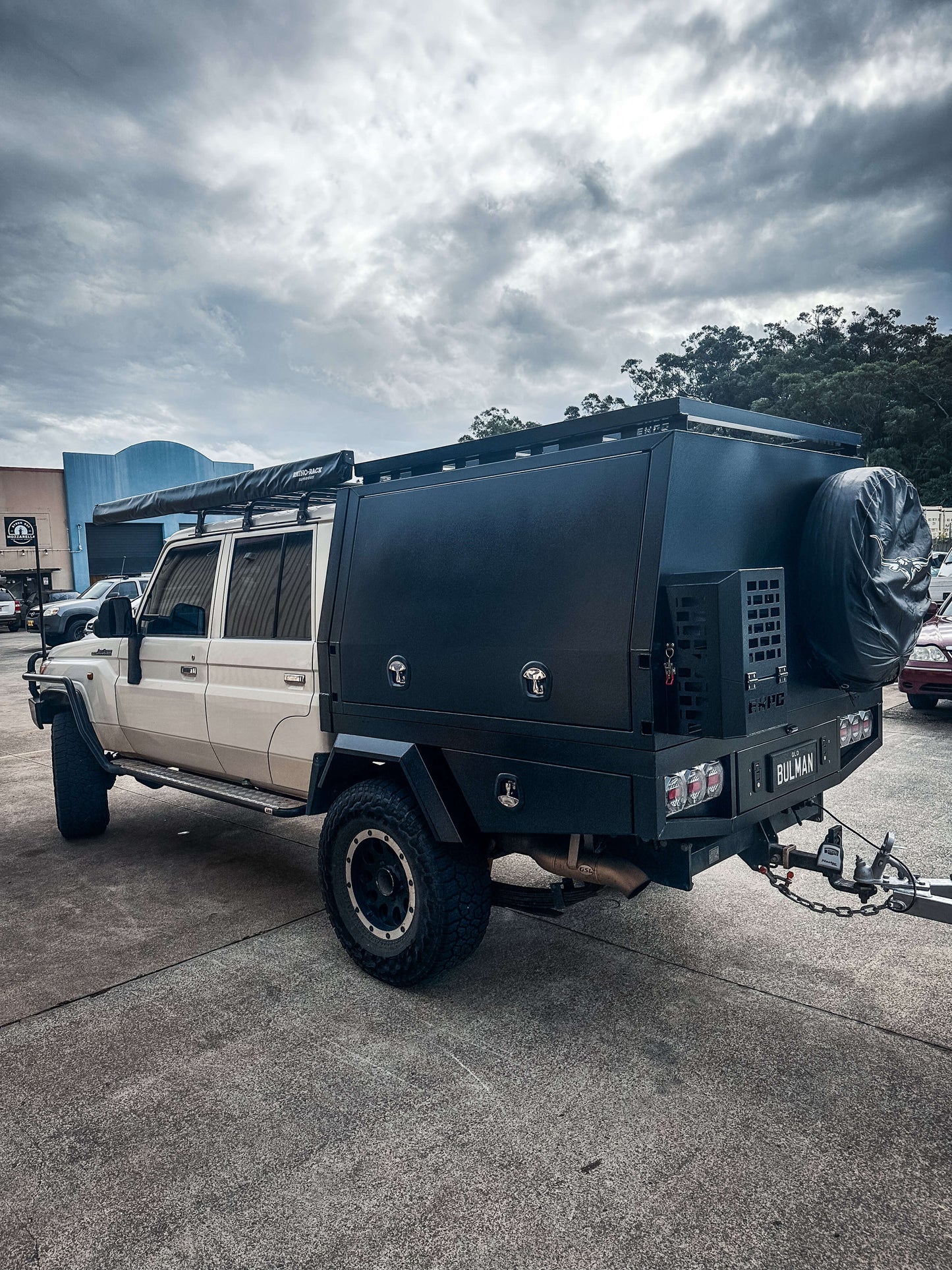 2012 - Current Toyota Landcruiser 79 series - 1600L Ute Tray Package Black - Explorer Canopies