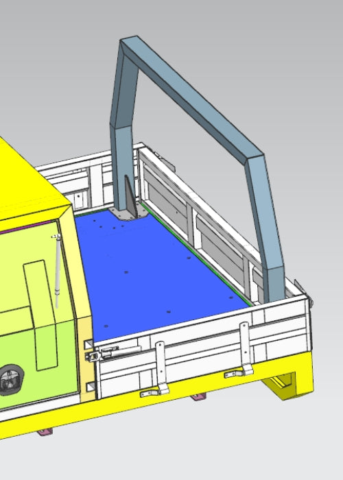 Rear Hurdle Rack - Explorer Canopies