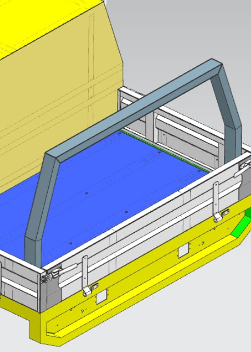 Rear Hurdle Rack - Explorer Canopies