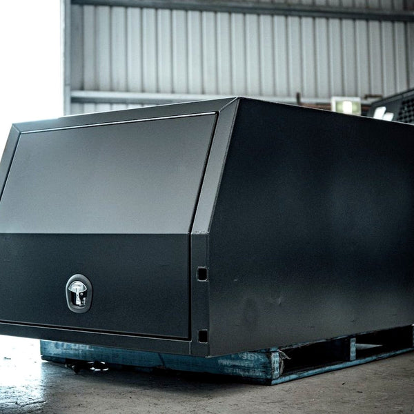 1200mm Aluminium Black Ute Canopy 2 Door