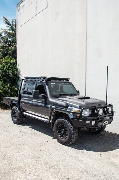 2012 - Current Toyota Landcruiser 79 series - 1800L Ute Tray Package Black - Explorer Canopies