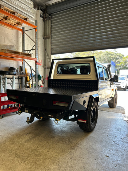 1800L Black Ute Tray Package | Toyota Landcruiser 79 series