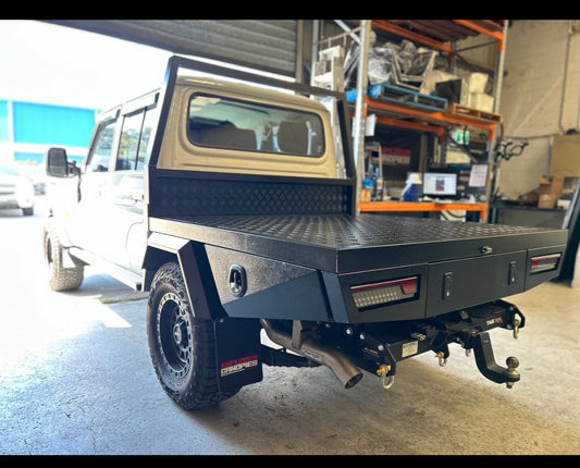 1600L Black Ute Tray Package | Landcruiser 79