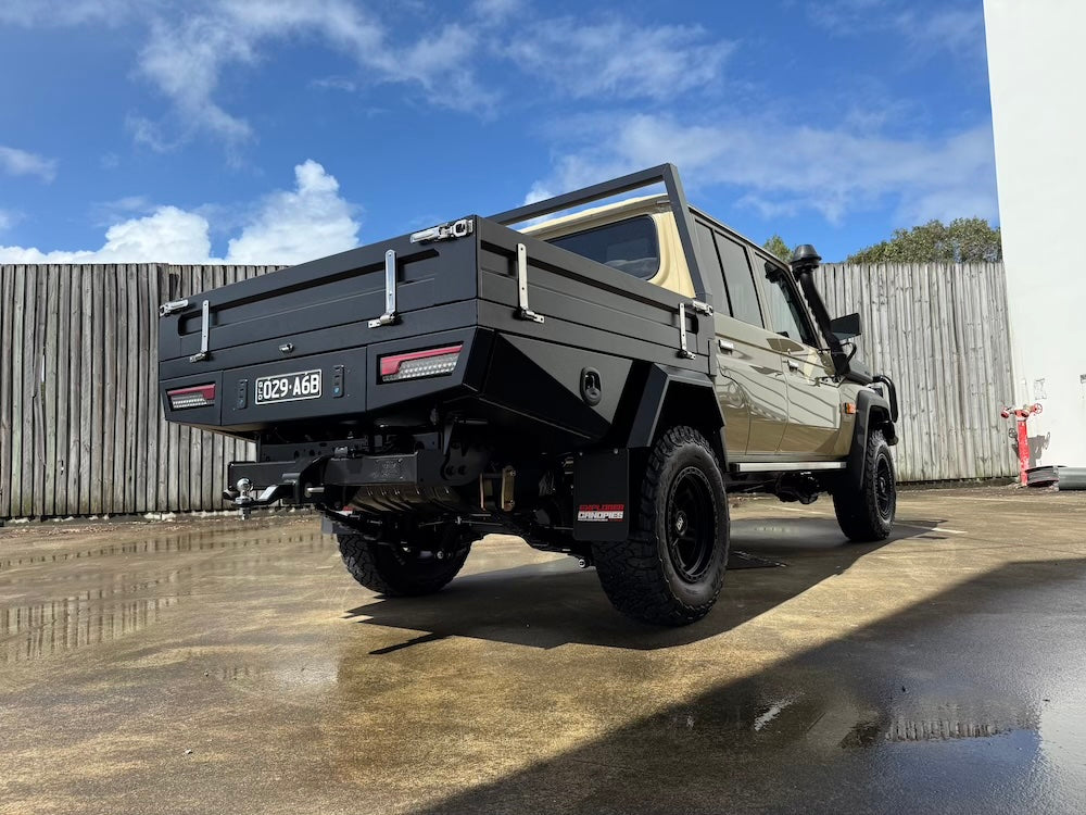 1600L Black Ute Tray Package | Landcruiser 79