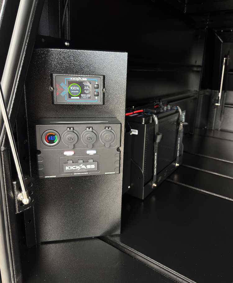 12V KickAss Smart 120Ah kit & Solar System - Price Fitted