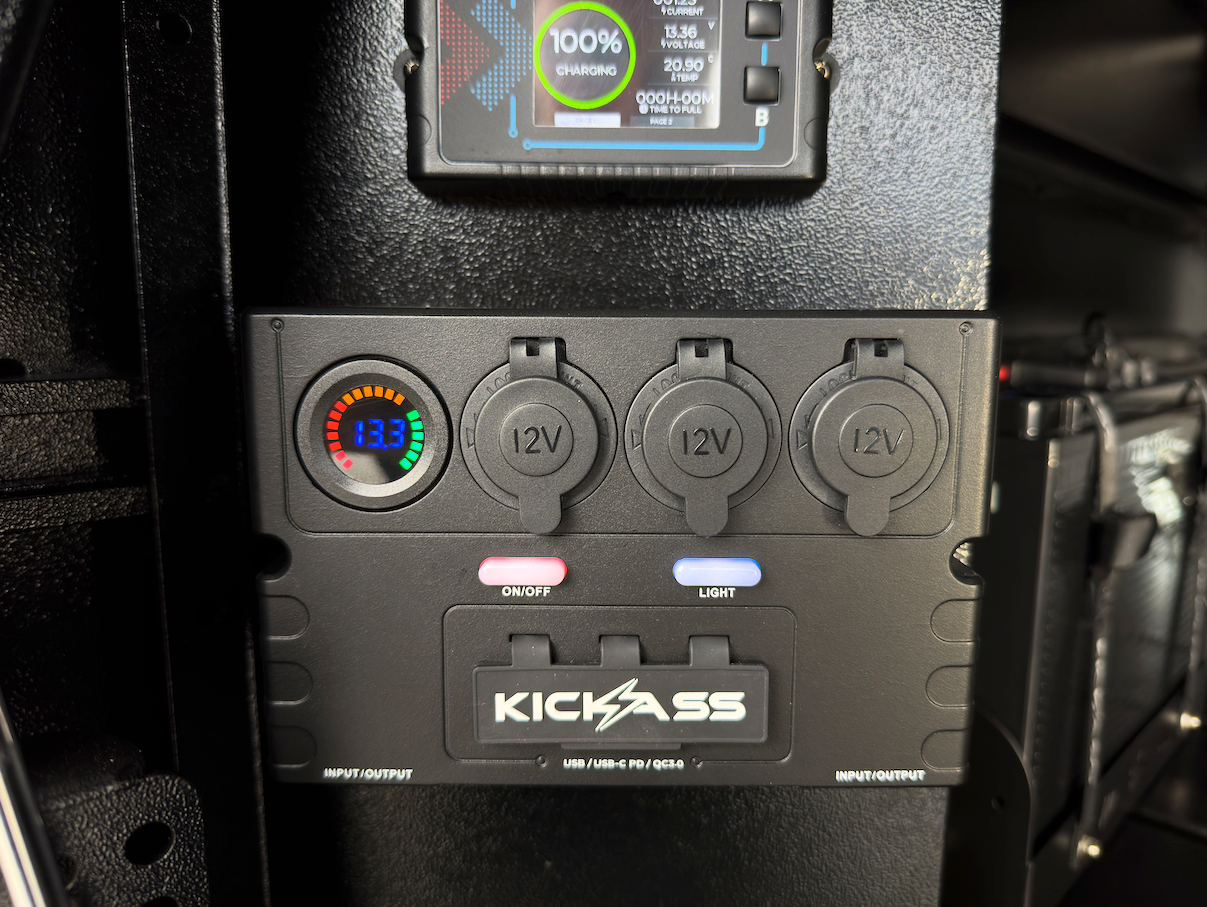 12V KickAss Smart 120Ah kit & Solar System - Price Fitted